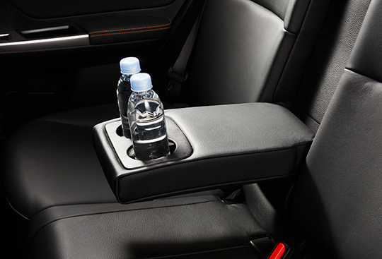 Rear Armrest with Cup Holders