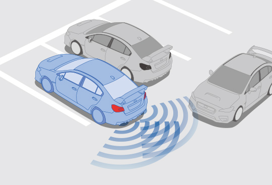 Advanced Safety Package: Subaru Rear Vehicle Detection (SRVD) <sup>*(2)</sup>